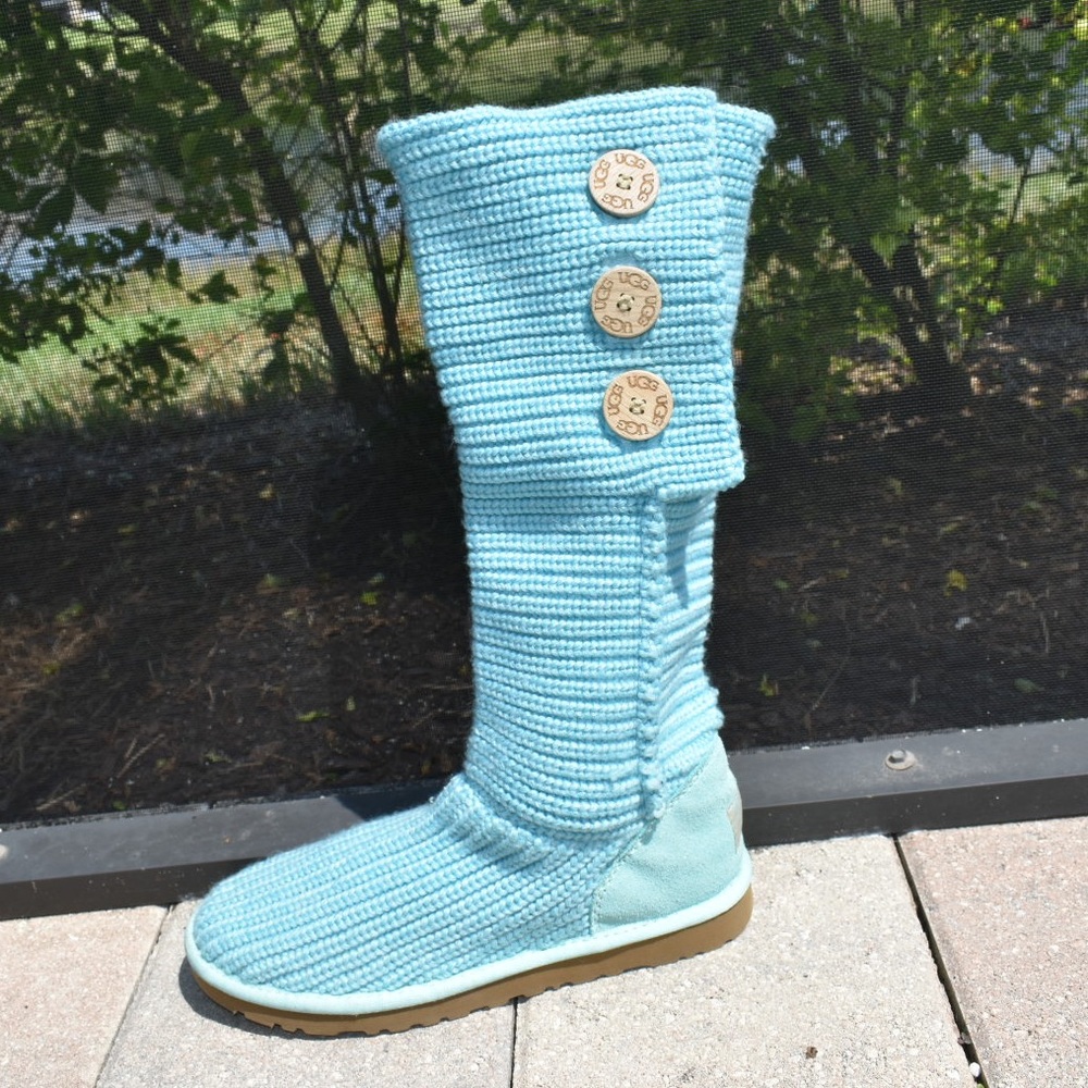 COPY - Light Blue Classic Cardy UGG Boots